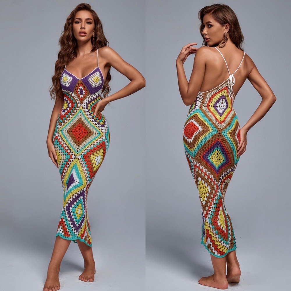 Bella: Rome Wildly Weave Maxi Dress (Size: Small)